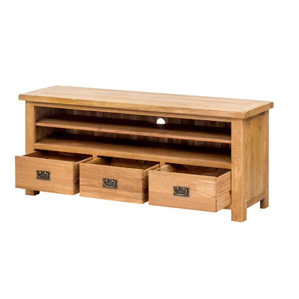 Nottingham Oak Large TV Unit With Drawers
