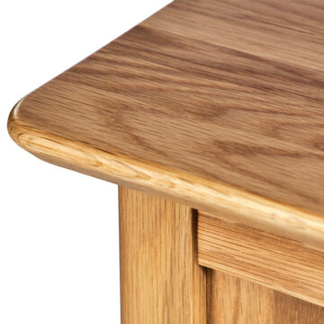 Wellington Oak Small Blanket Box | Assembled