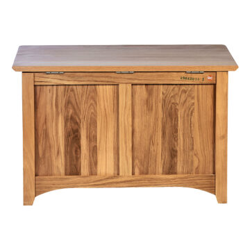 Wellington Oak Small Blanket Box | Assembled