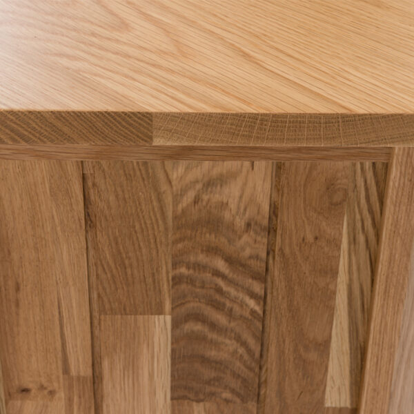 Wellington Oak Corner TV Unit With Doors