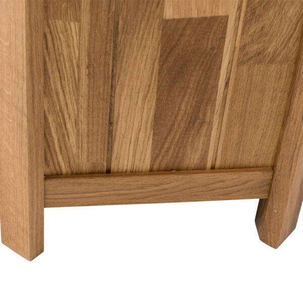 Wellington Oak Corner TV Unit With Doors