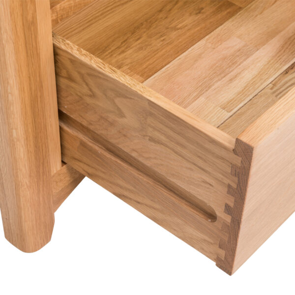 Wellington Oak Large TV Unit With Drawers