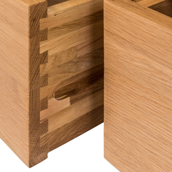 Wellington Oak Large TV Unit With Drawers