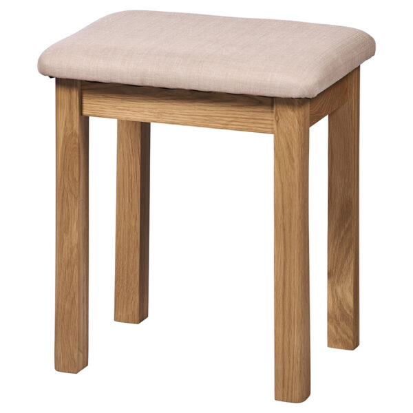 Wellington Oak Dressing Table Stool