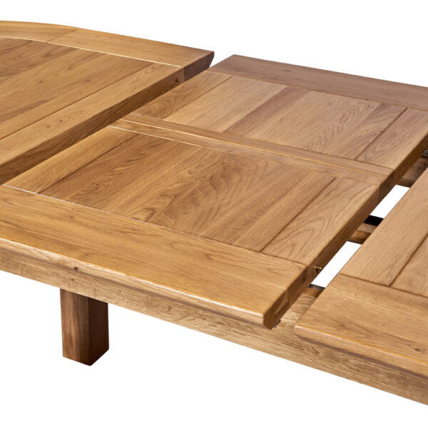 Wellington Oak Large D-End Extending Table | 161.5 - 211.5cm