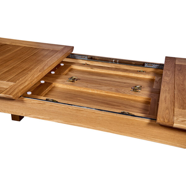 Wellington Oak 6'8 Extending Dining Table | 2 Leaf | 203 - 236  - 270cm