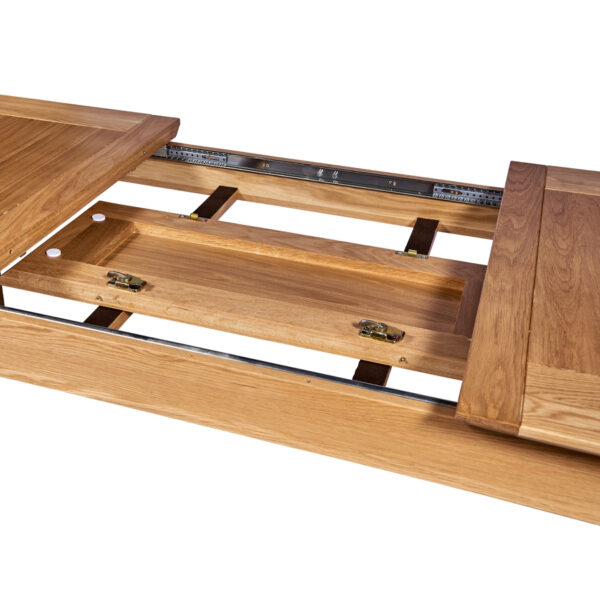 Wellington Oak 6'8 Extending Dining Table | 2 Leaf | 203 - 236  - 270cm