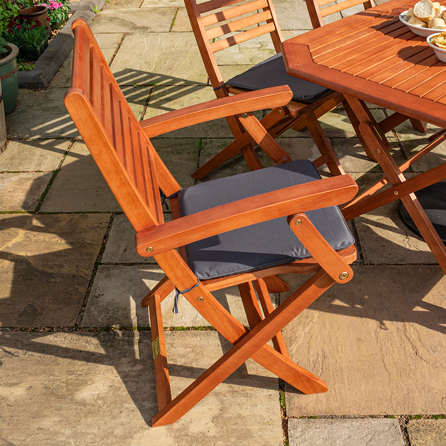 Oakworld Alfresco Plumley Timber Dining Set Oak World