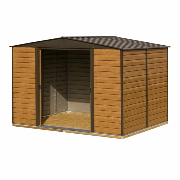 Oakworld Alfresco 10x12 Woodvale Metal Apex Shed With Floor