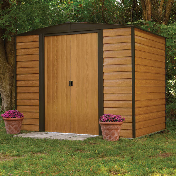 Oakworld Alfresco 8x6 Woodvale Metal Apex Shed