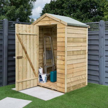 Oakworld Alfresco Overlap 4×3 Shed