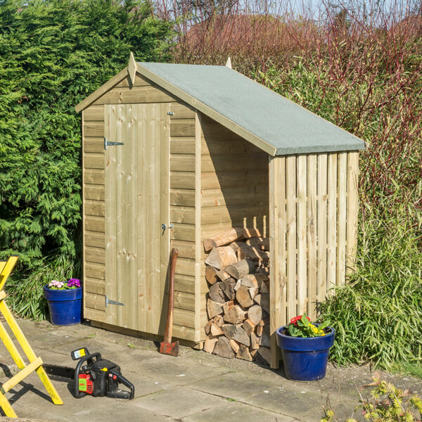 Oakworld Alfresco Oxford 4x3 Shed With Lean To