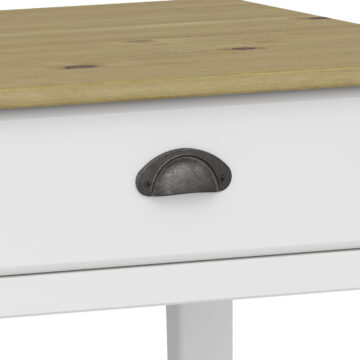 Louisiana White 2 Drawer Hall Table | Pine Top