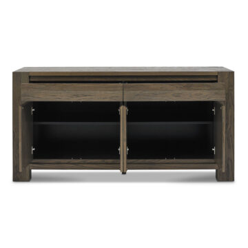 Watford Fumed Oak 4 Door 2 Drawer Wide Sideboard | Assembled