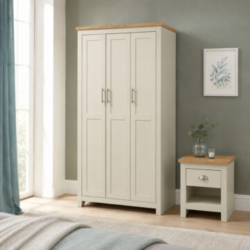 Leigh Cream 2 Piece Bedroom Set
