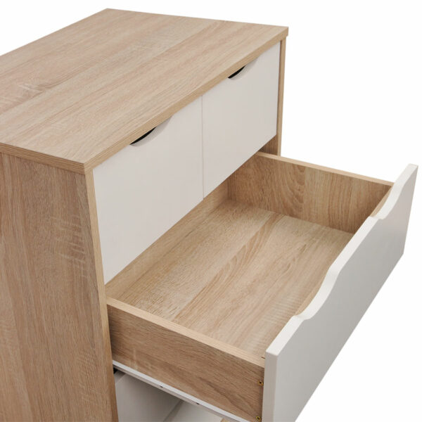 Trent 3 Piece Bedroom Set | White | Sonoma Oak | Self Assembly