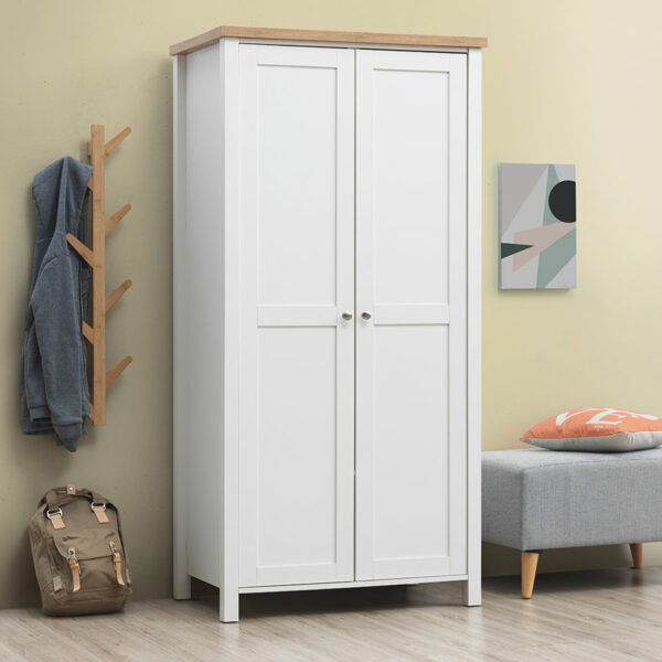 Glastonbury 3 Piece Bedroom Set with 3 Drawer Chest | White | Self Assembly