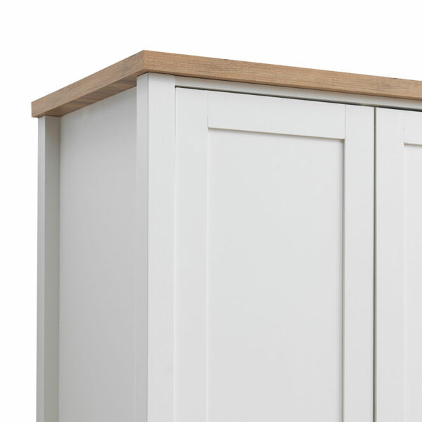 Glastonbury 3 Piece Bedroom Set with 3 Drawer Chest | White | Self Assembly