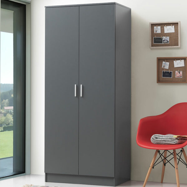 Shevington 3 Piece Bedroom Set | Dark Grey | Self Assembly
