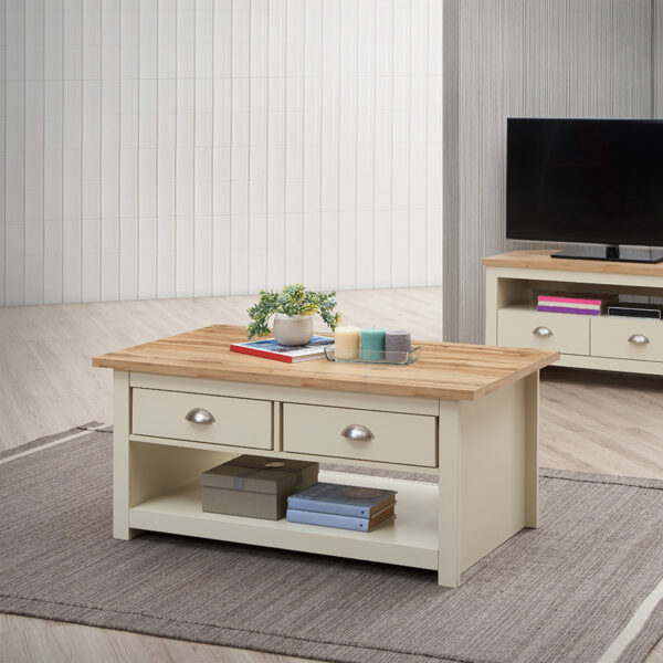 Leigh Cream 3 Piece Set | Cream | Self Assembly