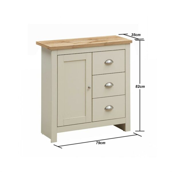 Leigh Cream 3 Piece Set | Cream | Self Assembly
