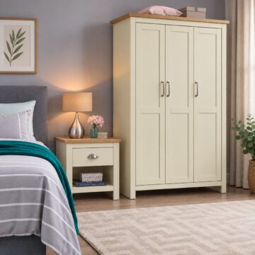Leigh Cream 2 Piece Bedroom Set