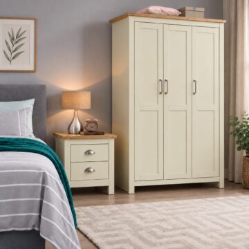 Leigh Cream 2 Piece Bedroom Set
