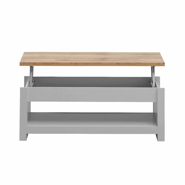 Leigh Grey Lift Up Coffee Table | Grey | Self Assembly