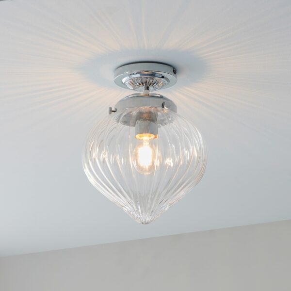 Cheston Bathroom Ceiling Light | Chrome