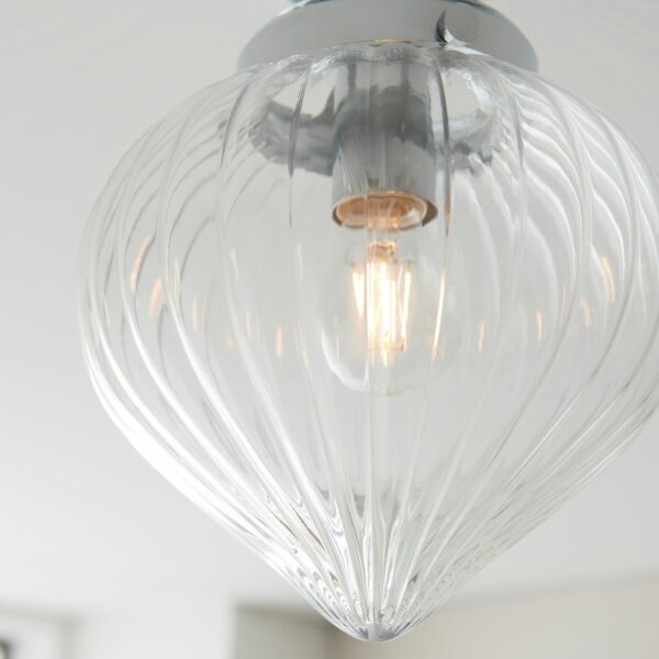 Cheston Bathroom Ceiling Light | Chrome
