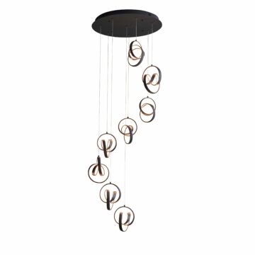 Cosma 8 Pendant Light | Large | Black
