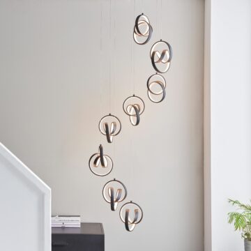 Cosma 8 Pendant Light | Large | Black