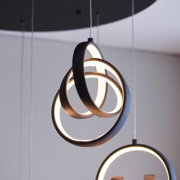 Cosma 8 Pendant Light | Large | Black