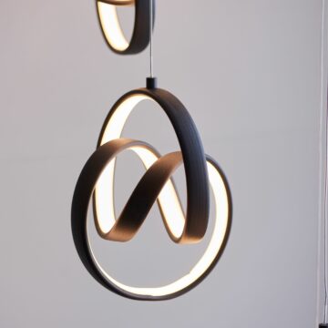 Cosma 8 Pendant Light | Large | Black