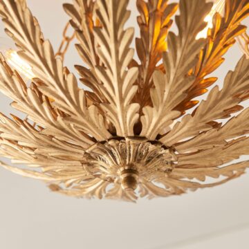 Delphine Ceiling Light | Gold