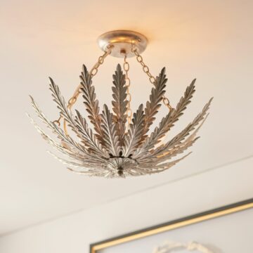 Delphine Ceiling Light | Silver