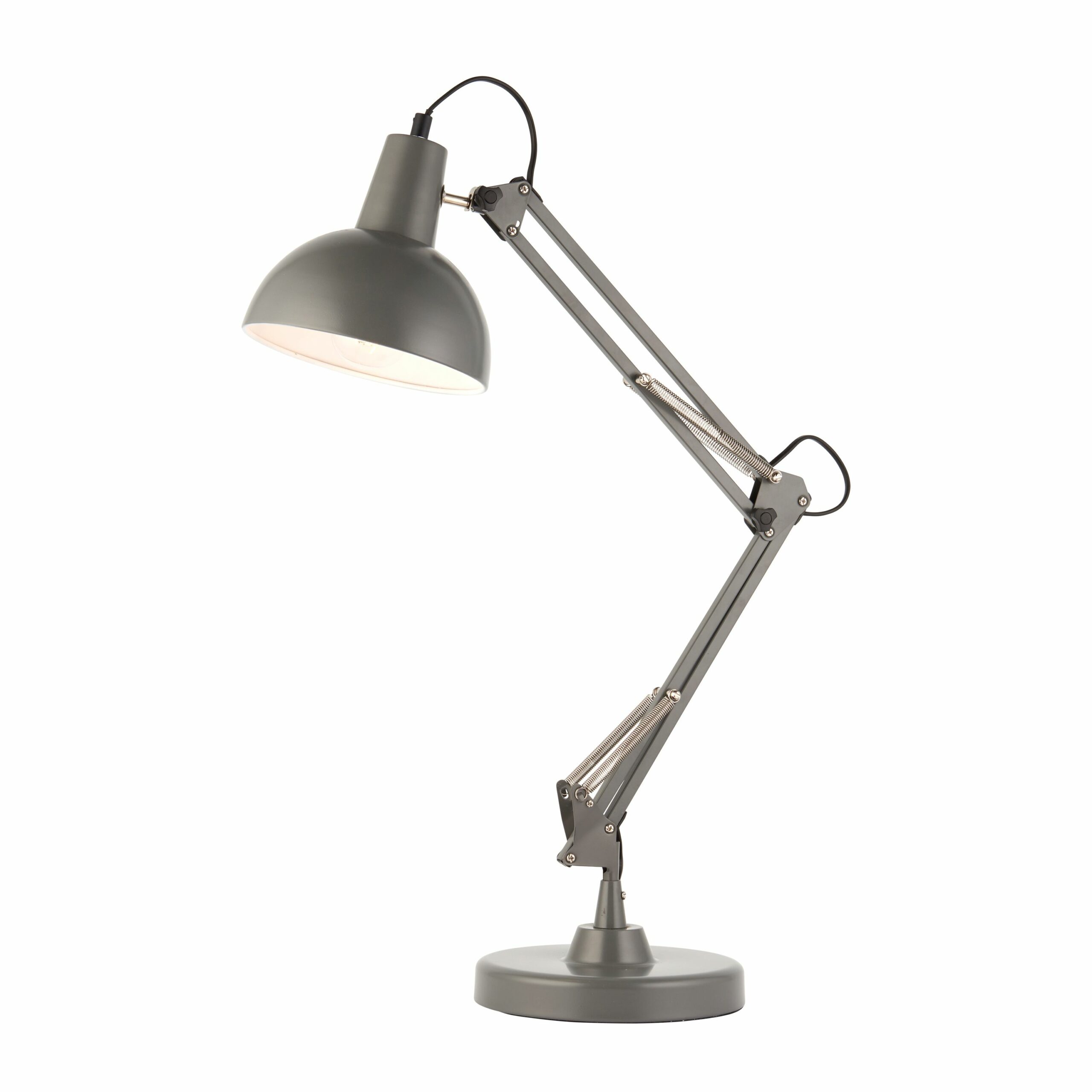 Marshall Table Lamp Slate Grey & White Oak World