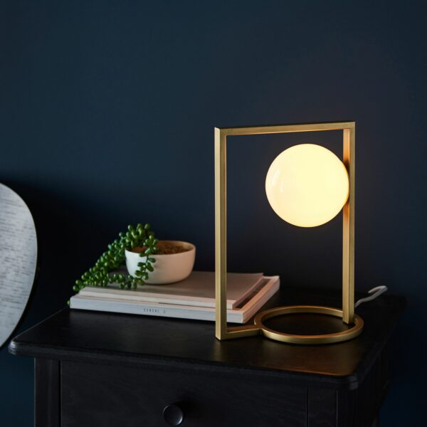 Secto Table Lamp | Antique Brass