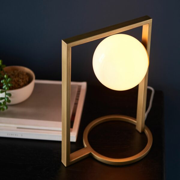 Secto Table Lamp | Antique Brass