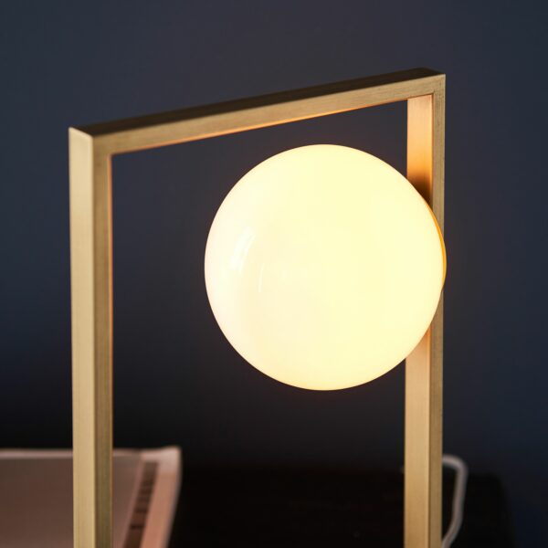 Secto Table Lamp | Antique Brass