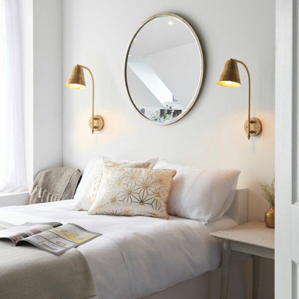 Radha Wall Light | Antique Brass