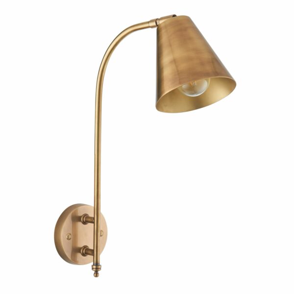 Radha Wall Light | Antique Brass