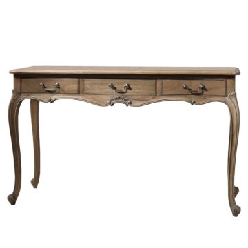 Emelle 3 Drawer Dressing Table | Weathered