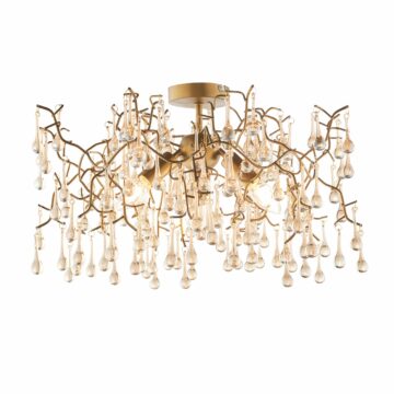Florence Ceiling Light | Gold