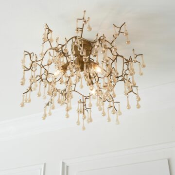Florence Ceiling Light | Gold
