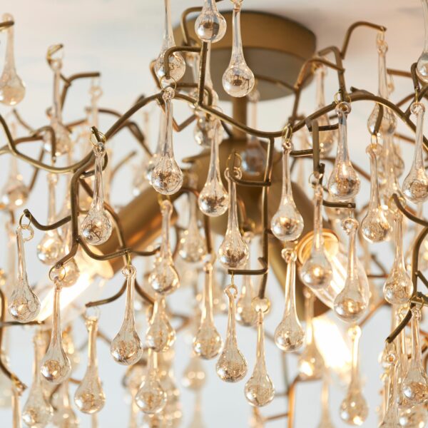 Florence Ceiling Light | Gold