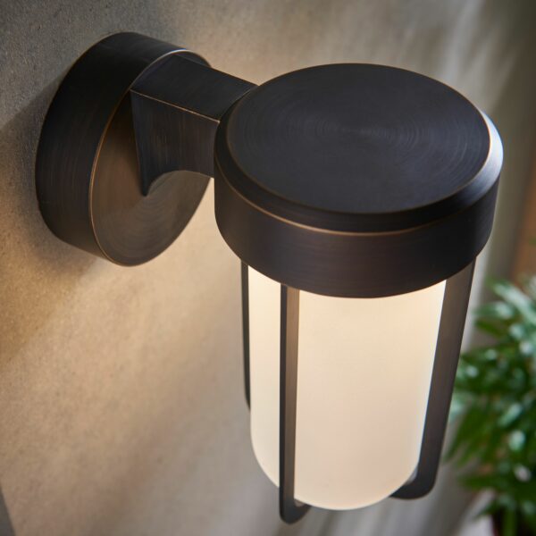 Alva Outdoor Wall Light | Frosted Bronze
