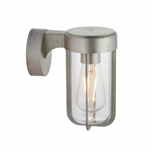 Gold Alva Outdoor Wall Light | Aged Pewter
