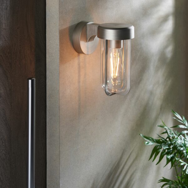 Gold Alva Outdoor Wall Light | Aged Pewter