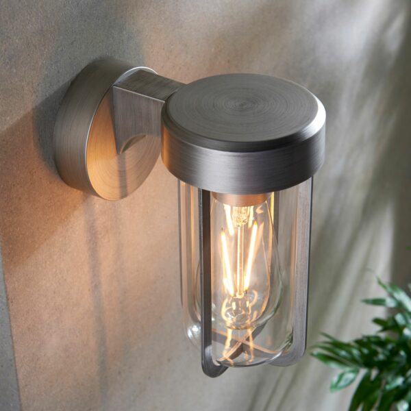Gold Alva Outdoor Wall Light | Aged Pewter
